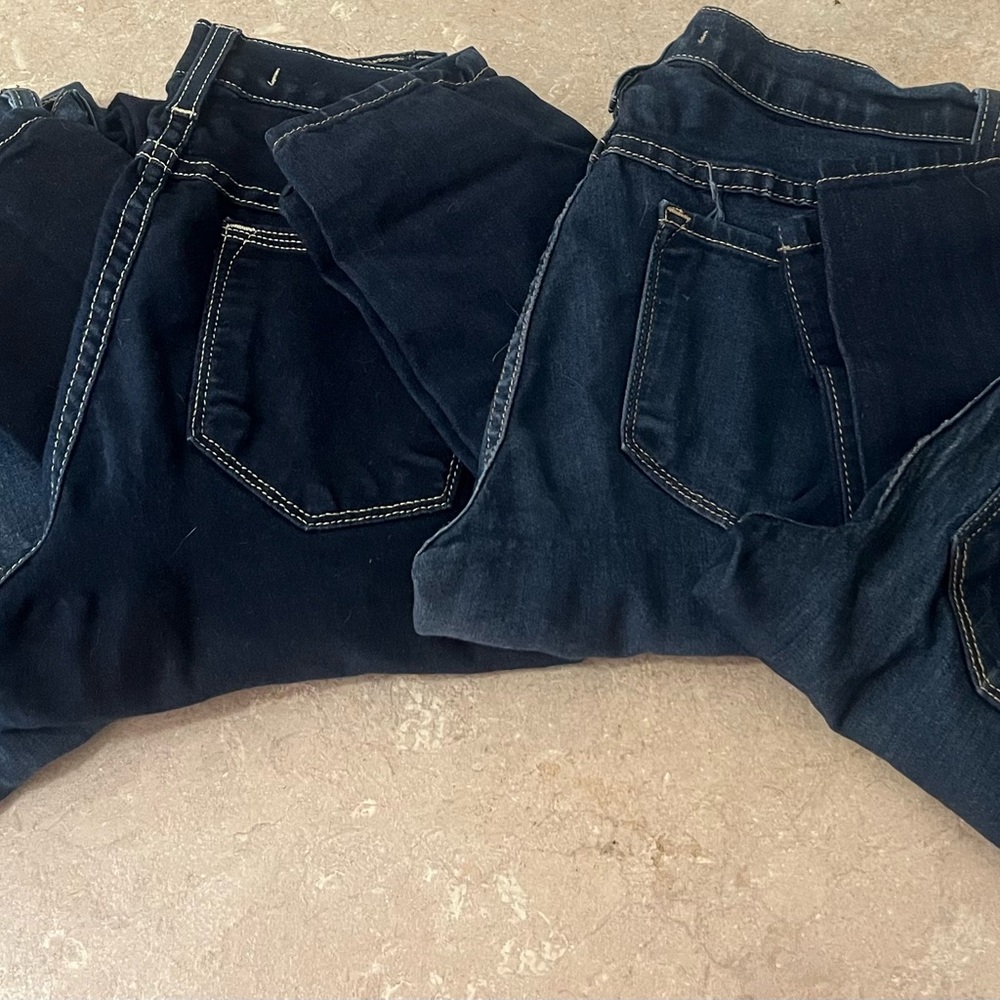 4 pair Dark Blue Flying Monkey Denim Skinny Jeans size 25